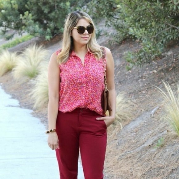 Cabi sleeveless top, button front multiple colors heart broken - Picture 3 of 5